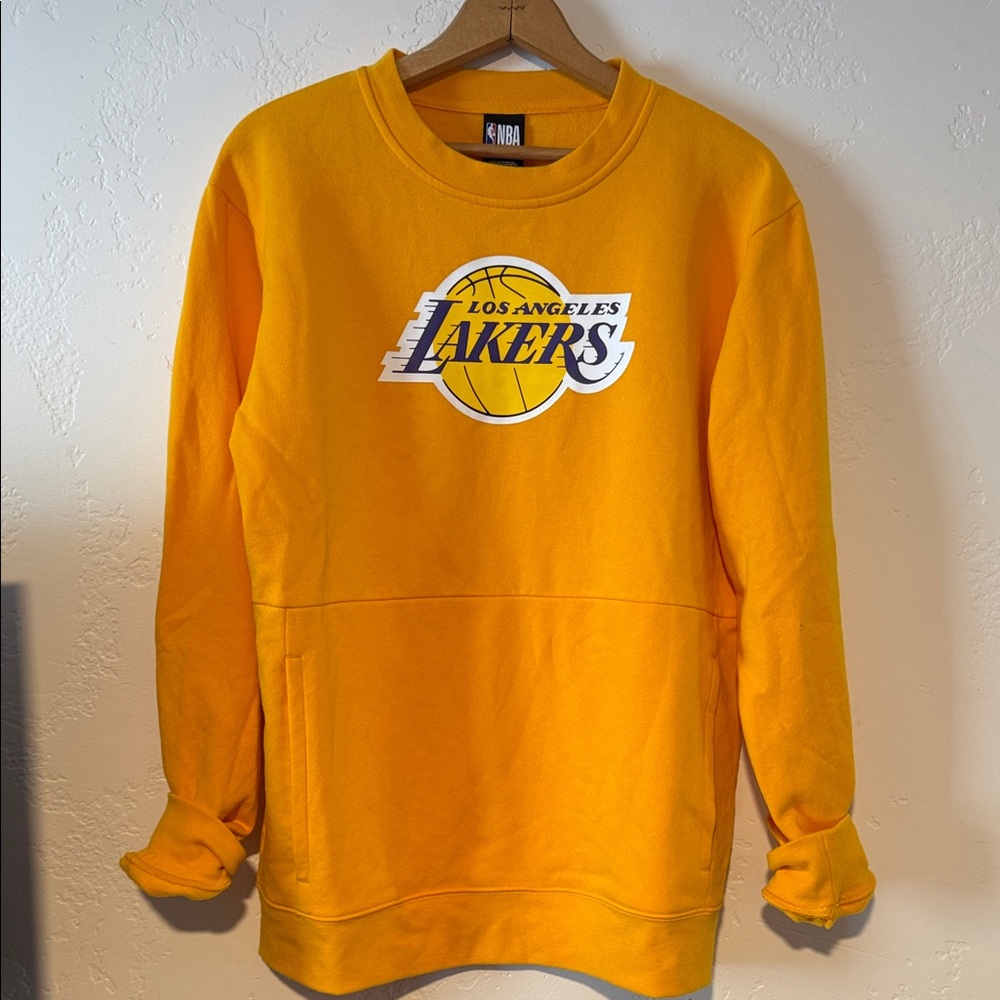 NBA Lakers Gold Crewneck Sweater